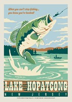 NJLH Gone Fishing Postcard