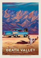 Death Valley Living it Up Postcard