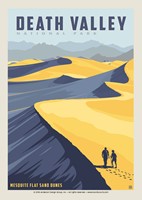 Death Valley Sand Dunes Postcard
