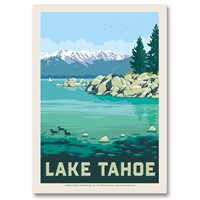 Lake Tahoe East Shore Postcard