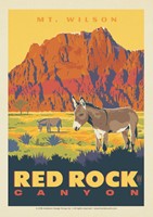 Red Rock Canyon: Mt. Wilson Postcard