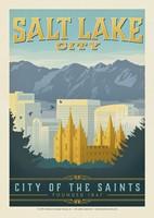 UT, Salt Lake City Postcard