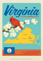 VA Map Postcard