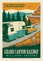 NDRP "Grand Canyon Railway Williams AZ" Postcard