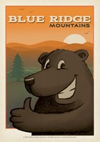 BRM Bear Thumbs Up Postcard