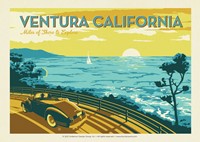 Ventura, CA Coast Horizontal Postcard