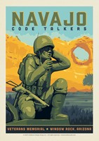 Navajo Code Talkers Veterans Memorial Postcard