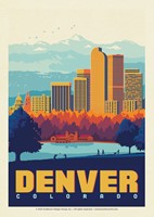Denver, CO City Park Postcard