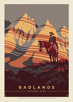 Badlands NP Song of Solitude Postcard