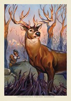 Classic Sportsman Deer Hunting Postcard