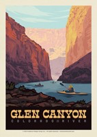 Glen Canyon CO River Postcard