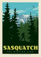 Sasquatch Postcard