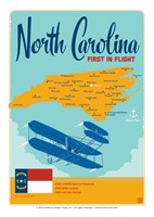 NC Map Postcard