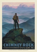 Chimney Rock State Park, NC Postcard