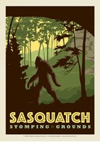 Sasquatch Stomping Grounds Postcard