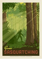 Gone Sasquatching Postcard