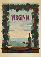 VA Wine Country Postcard