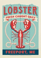 ME Lobster Freeport Postcard