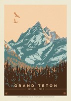 Grand Teton NP Morning Glory Postcard