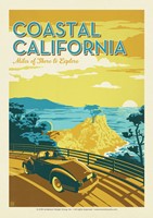 Coastal California Vertical Postcard