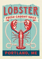 ME Lobster Portland Postcard