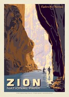 Zion NP Explore the Narrows Postcard