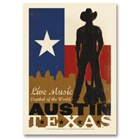 Austin Cowboy Postcard