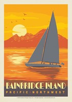 Pacific NW Bainbridge Island Postcard