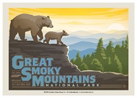 Great Smoky Mountaintop Postcard
