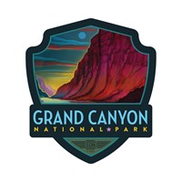 Grand Canyon NP Moonrise Emblem Magnet