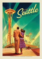 Seattle Space Needle Postcard