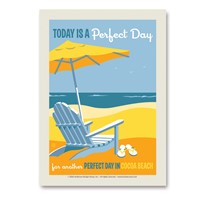 Cocoa Beach Adirondack On Beach Vert Sticker