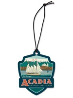 Acadia NP Bass Harbor Head Emblem Wood Ornament