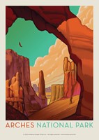 Arches NP Desert Cathedral Postcard