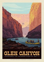 Glen Canyon Rafting Postcard