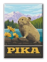 NP Wildlife Pika Magnet