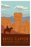 Bryce Canyon NP Horse Magnetic Postcard