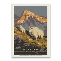 Glacier NP Mama Goat Vert Sticker