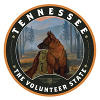 Tennessee Circle Sticker