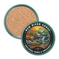 New River Gorge NP & Preserve Fall Colors Circle Coaster