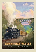 Cuyahoga Valley NP Historic Railroad Postcard