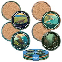 Channel Islands NP 4pk Circle Coasters