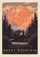 Rocky Mountain NP Bear Hug Postcard