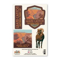 Grand Canyon NP River View Sticker Set