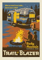 Rocky Mountain NP Trailblazer Postcard