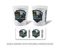 Kenai Fjords NP Emblem Ceramic Shot