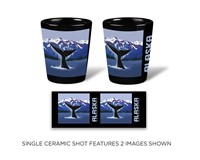 AK Whale Tail Black Ceramic Shot