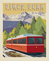 Pikes Peak CO Cog Railway 8" X 10" Print