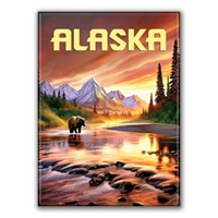 Alaska Evening Glow Magnet
