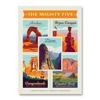 Mighty Five UT Vertical Sticker